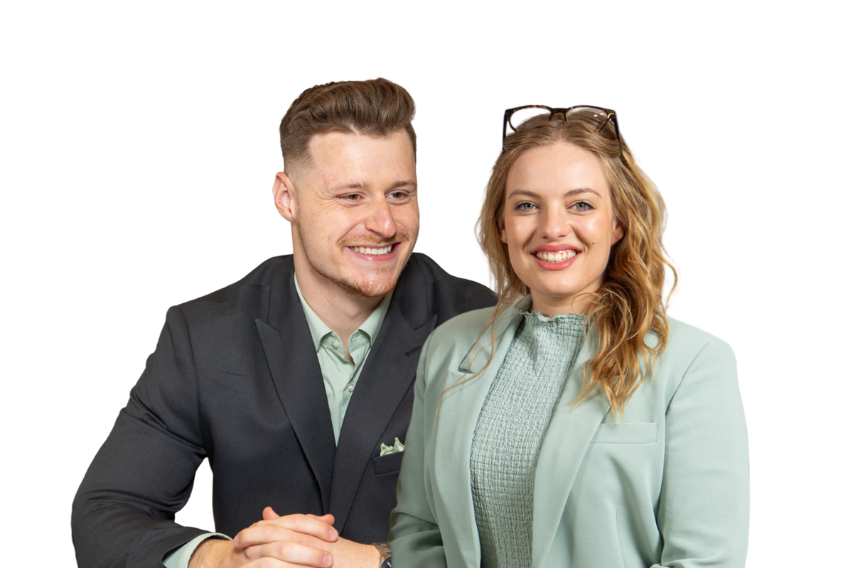 Alessandrina Gull und Lukas Bachmann, Gründerteam der innoVorsorge AG